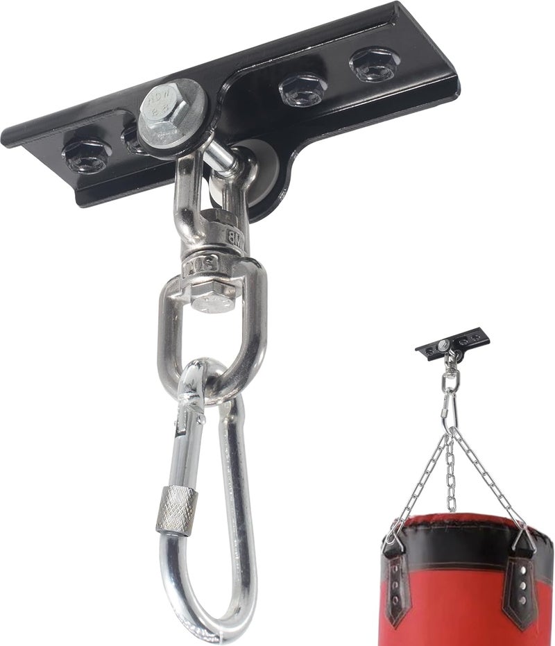 Firofend Upgraded 360° Swivel Heavy Bag Mount for Punching Bag Hanger. Box Bags Hanger for Yoga, Gym, Swing Chairs, and Hammocks Heavy Bags Mount. Punching Bag Hanger, Box Bag Hanger. - Image 1